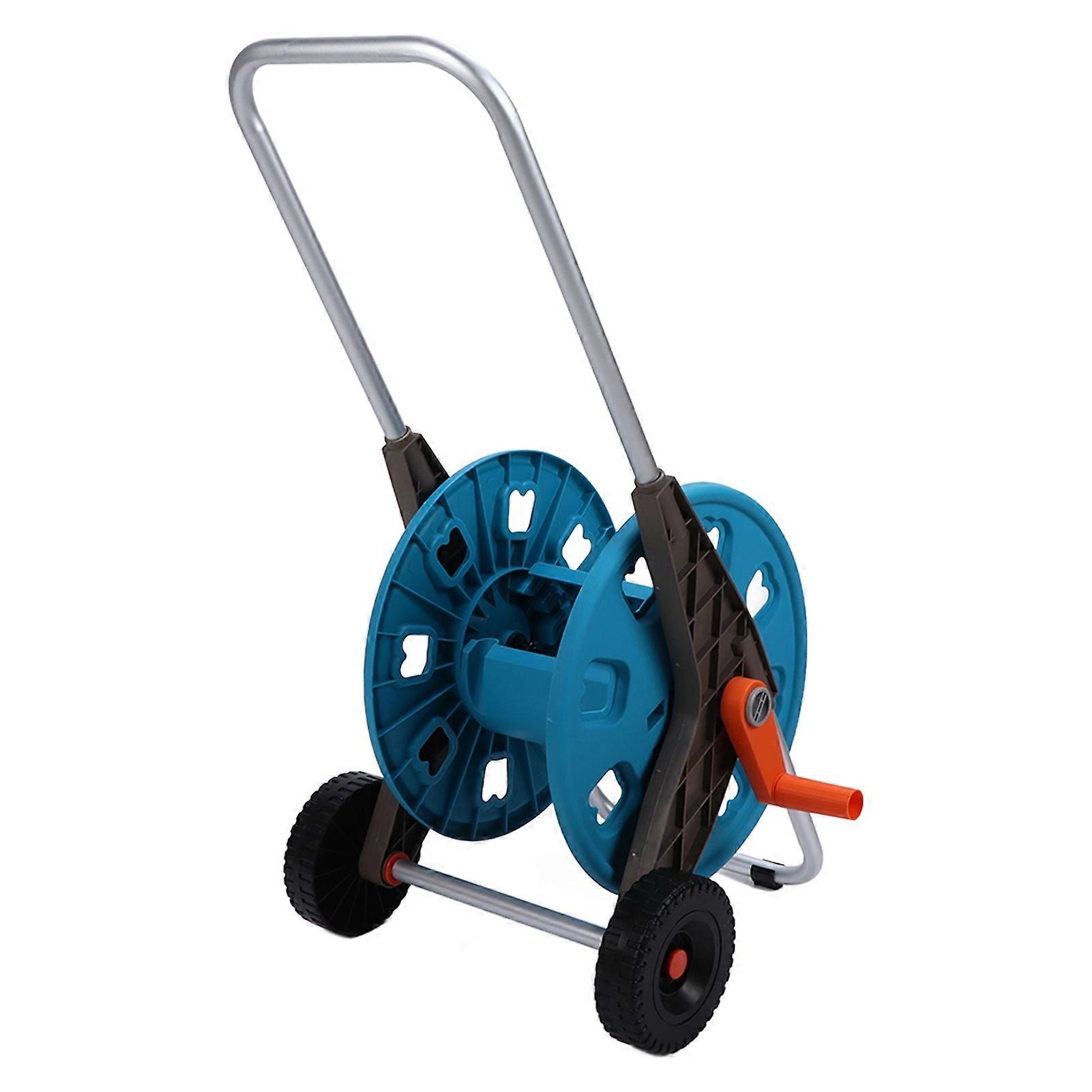 Garden Hose Reel Cart with 2 Wheels, G1/2, Holds 60M Hose