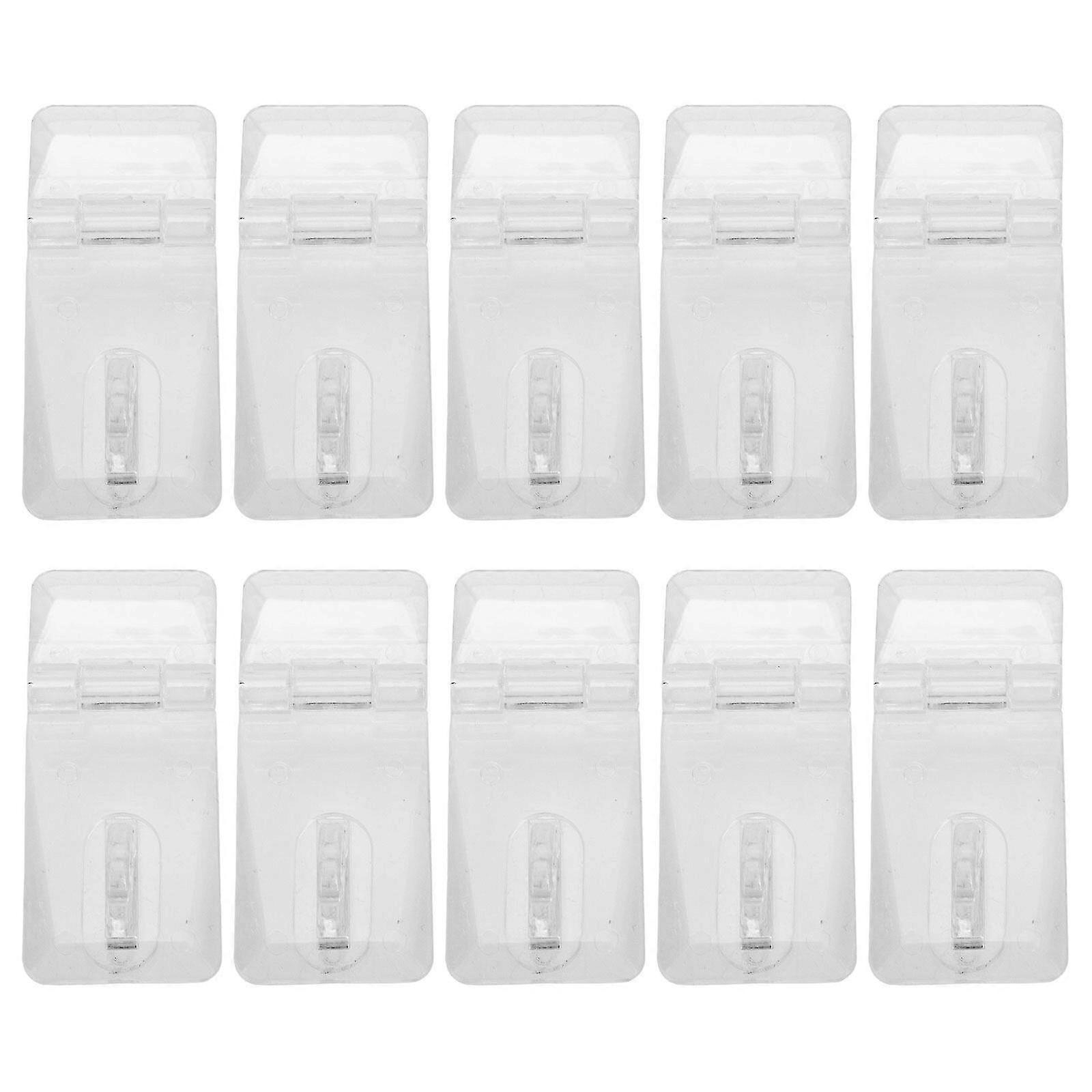 20 Sets Clear Acrylic Lock Hasp Transparent Hinge Hasp Clear Hinge Hasp