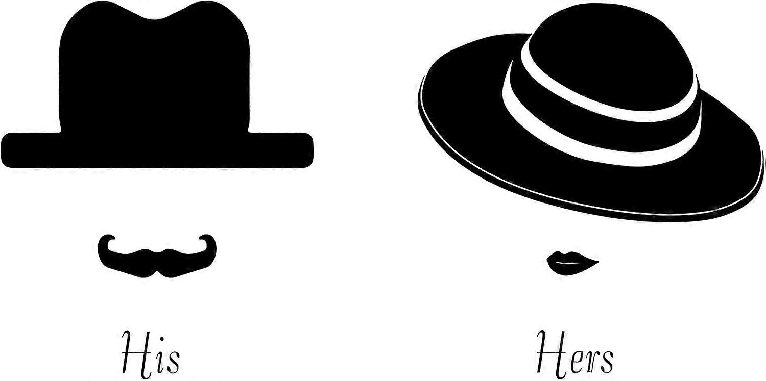 Black Hat Theme PVC Wall Stickers 45.7 x 14.6 Inch Mustache Lips Wall Decal Words Wall Decor for Toilet Logo Living Room Bed Room Decoration DIY Wall