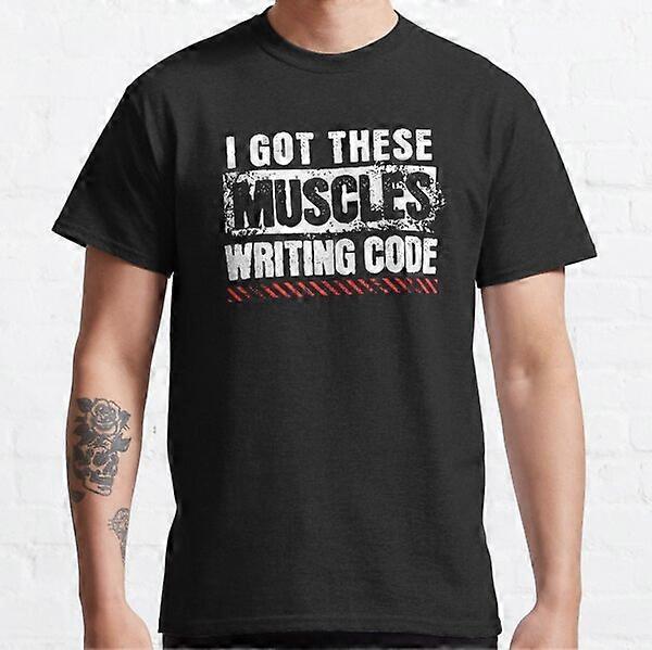 Gym And Writng Code For Developers Or Programmers Classic T-Shirt-RK60781