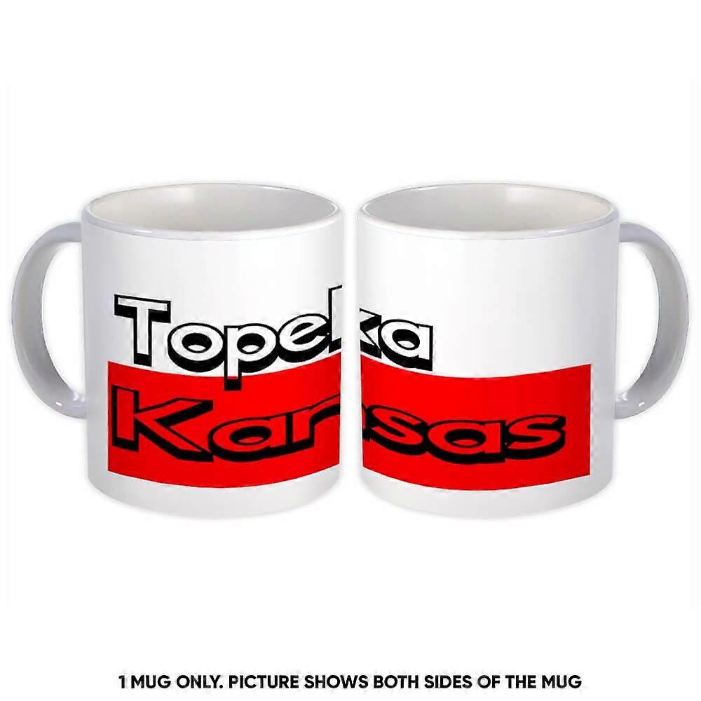 Gift Mug: Topeka Kansas Rectangle