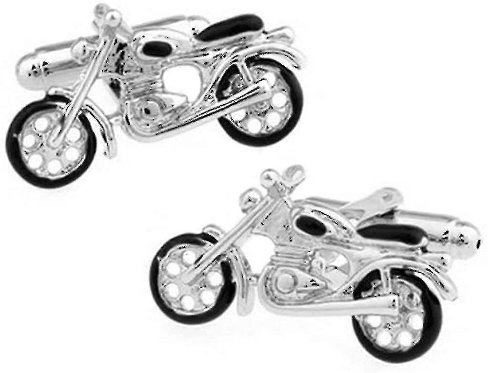 Motorcycle Cufflinks Cuff Studs Set