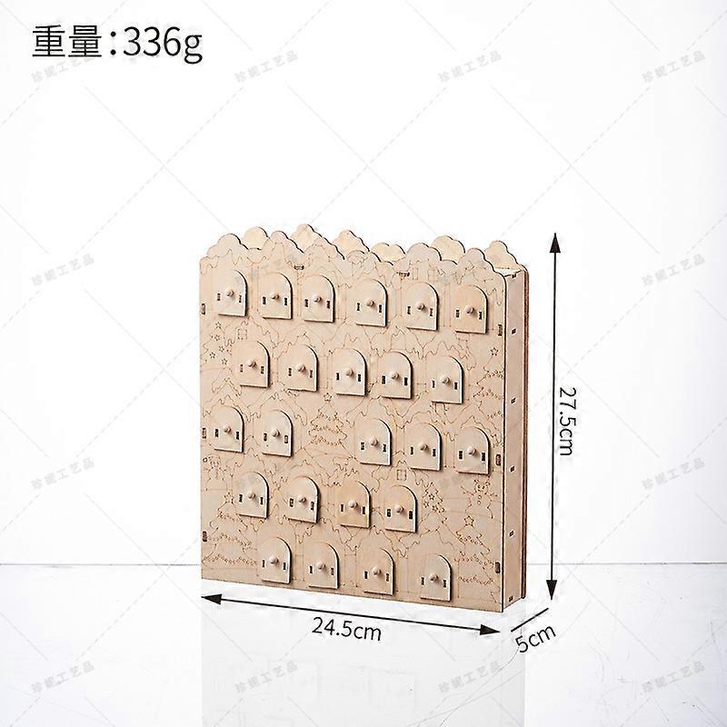 Wooden Christmas Advent Calendar Wood Advent Calendar Xmas Advent Calendar