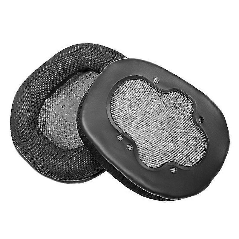 Replacement Leather Mesh Ear Pads Cushion Cover For Rog Cent-urion True 7.1