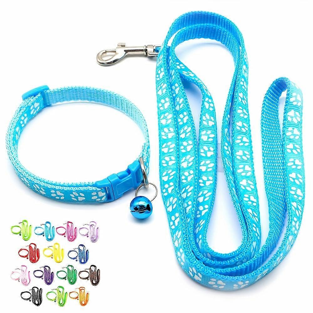 New style Adorable Cartoon Dog Leash and Collar Set - Comfortable Puppy Traction for Safe Walks - Durable and Adjustable Pet Supplies for All Breeds