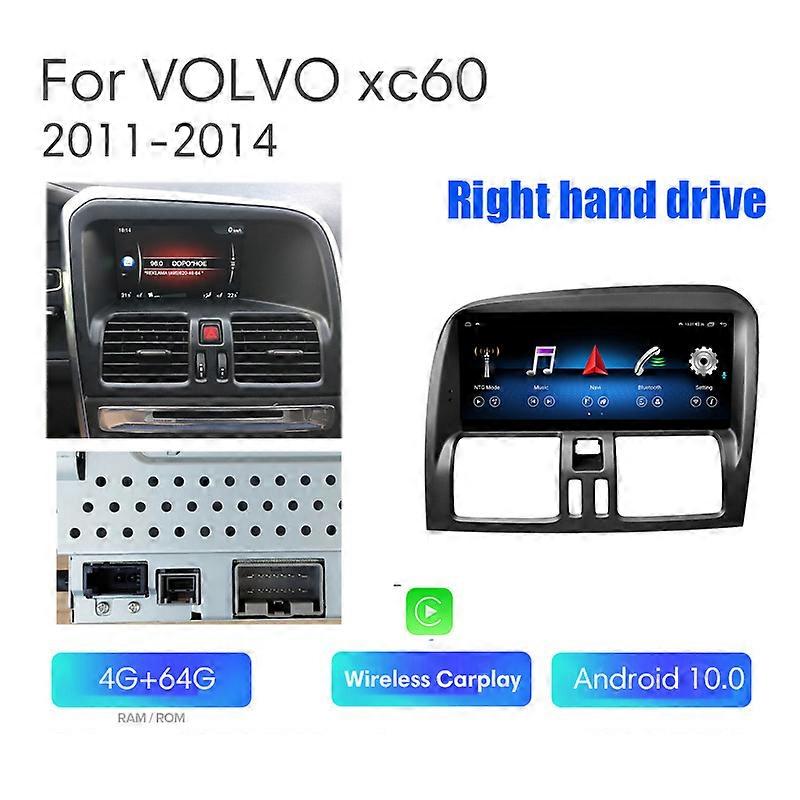 Android 11 Car Radio auto Stereo For volvo XC60 2009 2010 2011-2015 2017GPS Navi apple carplay multimedia android auto
