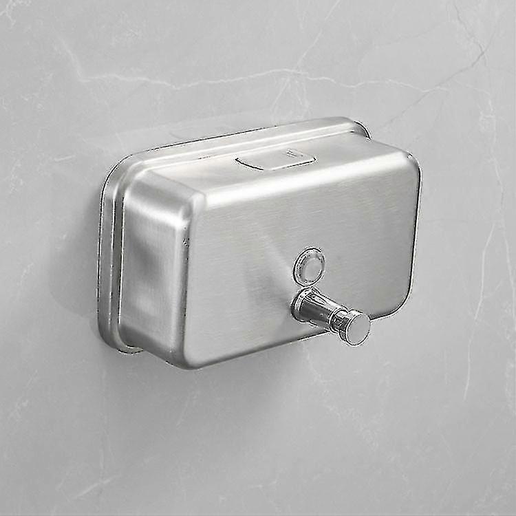 Distributore di sapone da 1000 ml con montaggio a parete, in acciaio inox