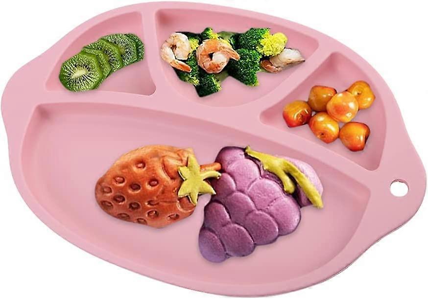 Silikonplatten, Re-Play Geteilte Platten Fütterungsgeschirr Sicheres Rutschfestes Unzerbrechliches Kinderfüttern Tr