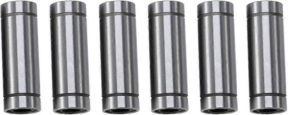 6 stk lineære kulelager LM8LUU dobbel forseglet ring for 8 mm stang 8 * 15 * 45mm 3D-skriver CNC-deler