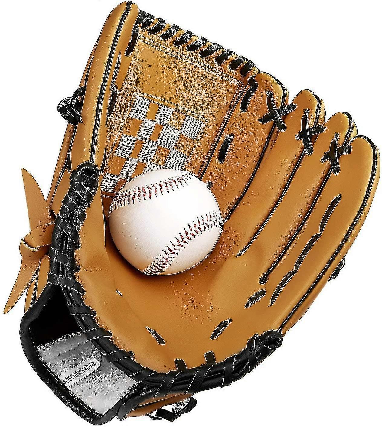 قفاز البيسبول مع 1 كرة، قفازات الضرب الرياضية مع البيسبول