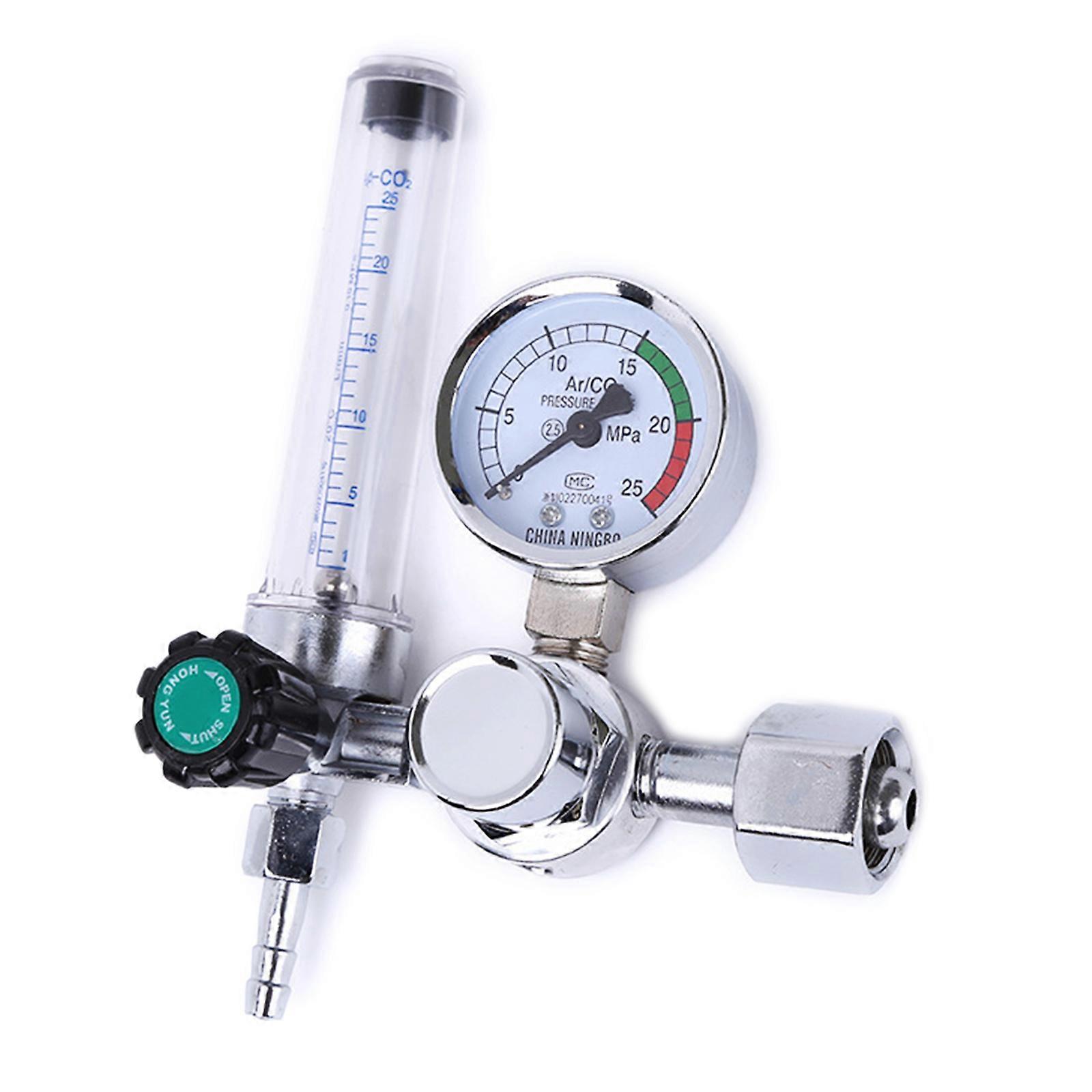 Compact Argon Regulator 0-25MPa Argon Flow Meter Pressure Regulator Gauge