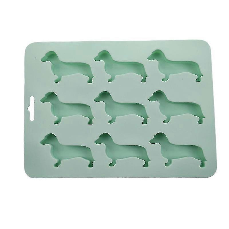 Corgi Silicone Ice Cube Tray And Treat Mold, 9 Welsh Corgi Shaped Molds, Bpa Free And Heat