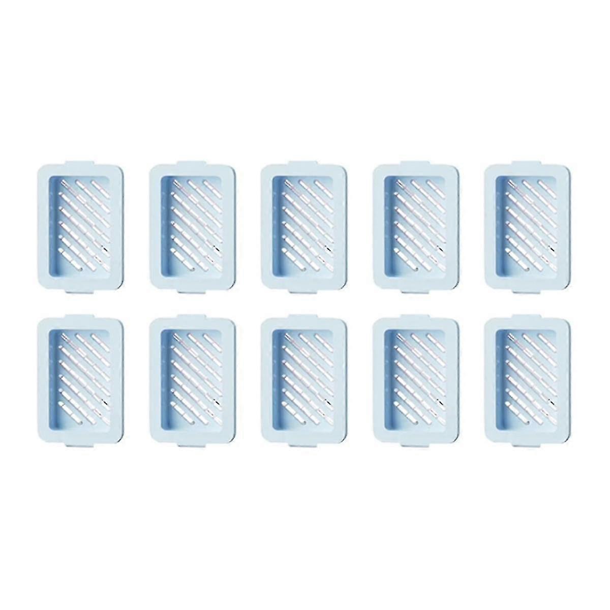 Hochelastische Mesh-Seifenblasenbox, Multifunktionale Schaumseifenkiste, Mesh-Schaumseifenkiste, Blau