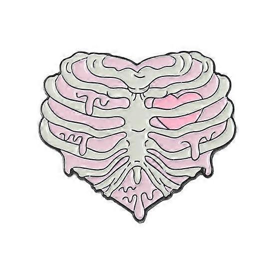 Cartoon Brooch DIY Enamel Multi-styles Skeleton Hand Solid Gift Alloy Personality Rose Lapel Pin