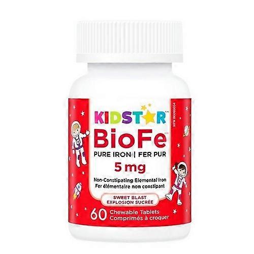 Kidstar Nutrients BioFe Pure Iron, 60 Count