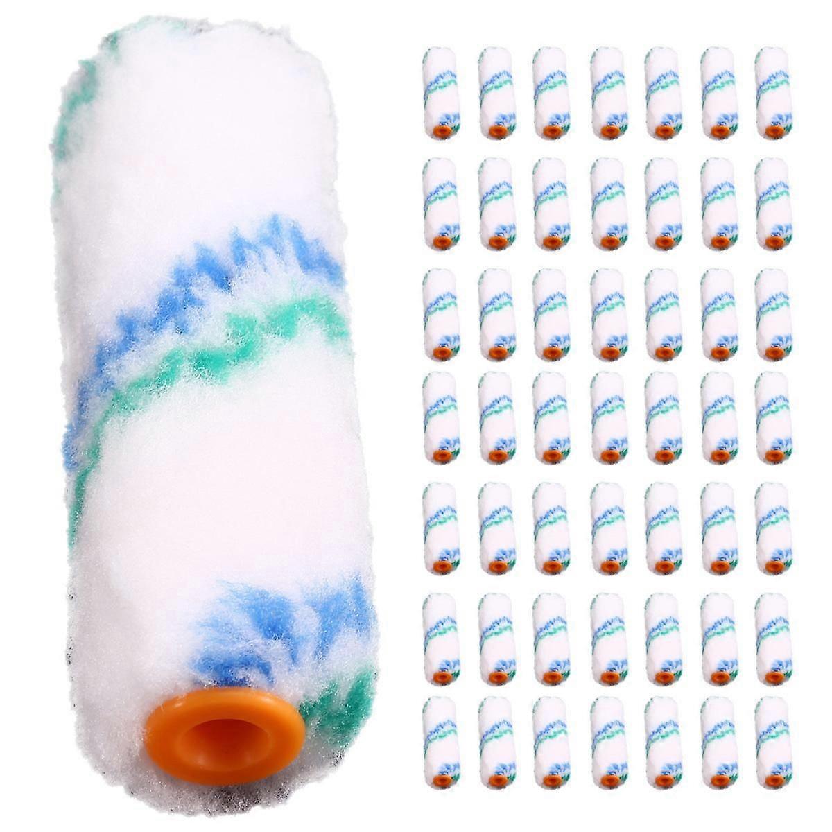 50PCS 4inch 100mm Profesional Wall Paint Roller Set Mini Roller Paint Coating Edger Painting Rollin