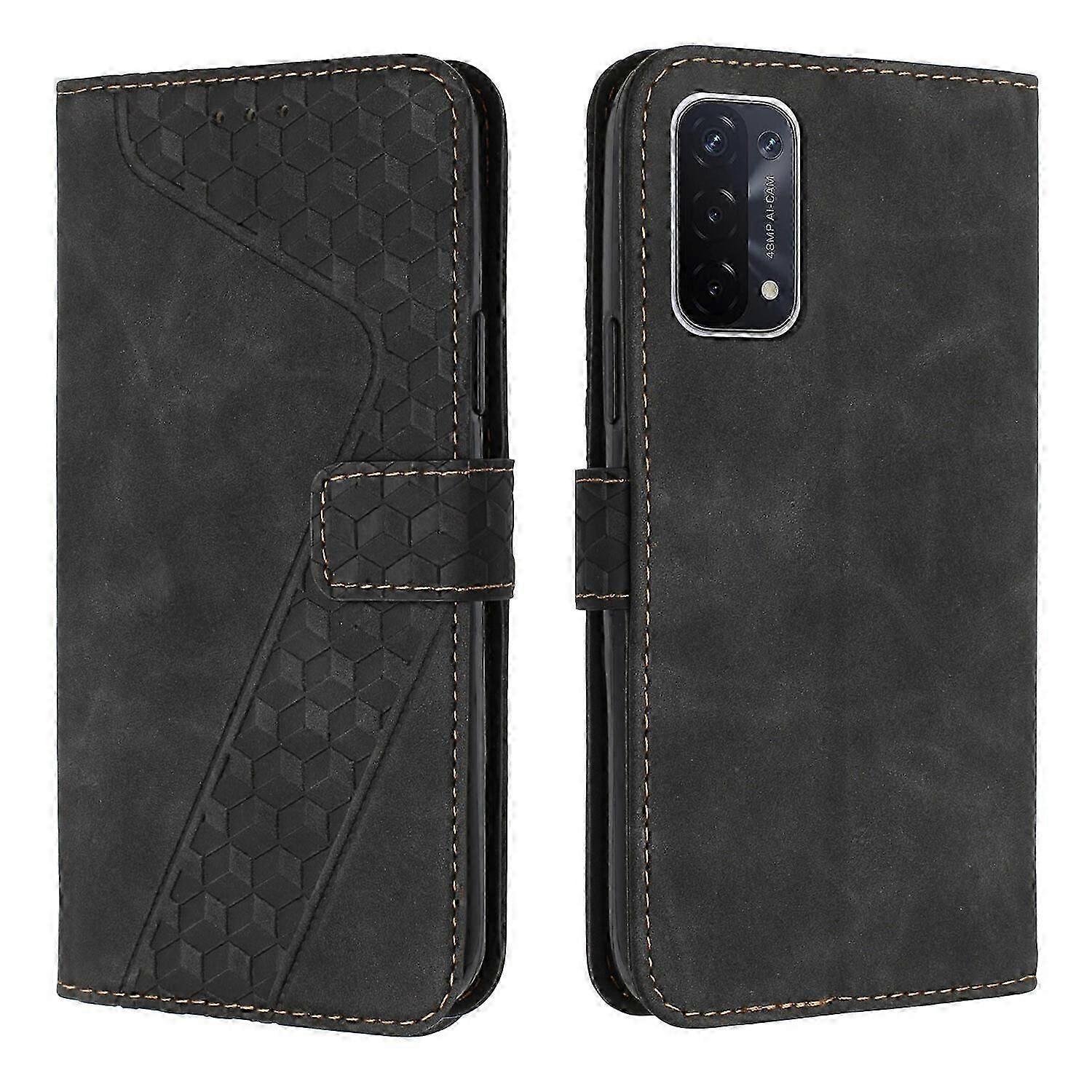Compatible with OPPO A54 5G/ A74 5G Case Wallet Design with Card Slots Magnetic Closure Cover
