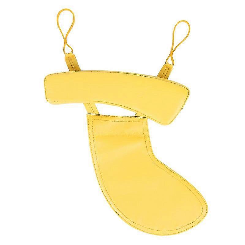 1/2-2/4 Violin Shoulder Rest Chin Rest Sheepskin Chin Rest Shoulder Pad(1pcs,yellow)