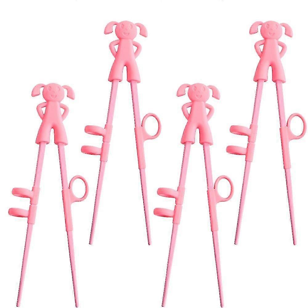 4 Pcs Kid Chopsticks, Learning Chopsticks Helper For Kids, Training Chopsticks With Animals For Beginners