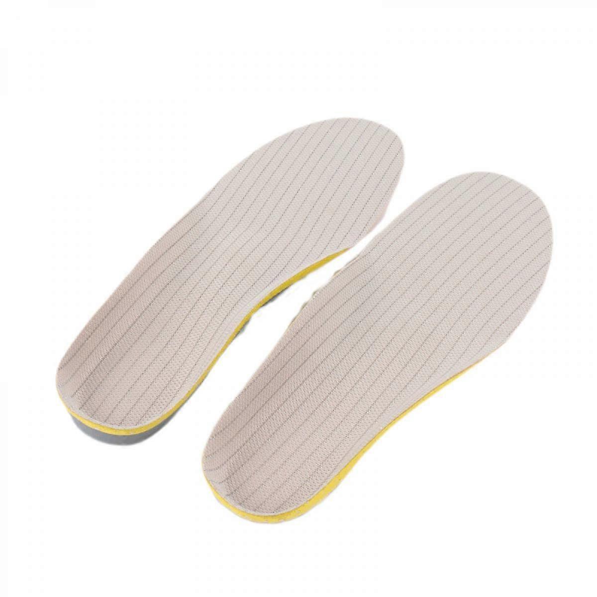Height Increase Shoe Insoles 1 Pair, Breathable Elastic Shock Absorption Cushion , Invisible Shoes Lifts Leg Length Discrepancy