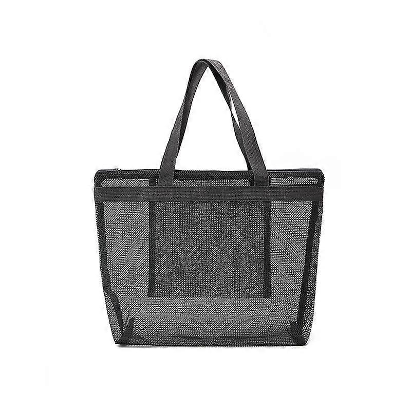 Beach Bag Shoulder Mesh Bath Bag Wet and Dry Separation Swim Bag Bath Bag Travel Carry-on Storage Bag