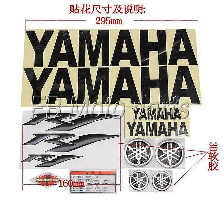 HaKeLai Applicabile a YAMAHA YZF-R1 YFZ1000 R1 autoadesivo completo decalcomanie autoadesivo completo R1 segno rotondo è stereo 3D