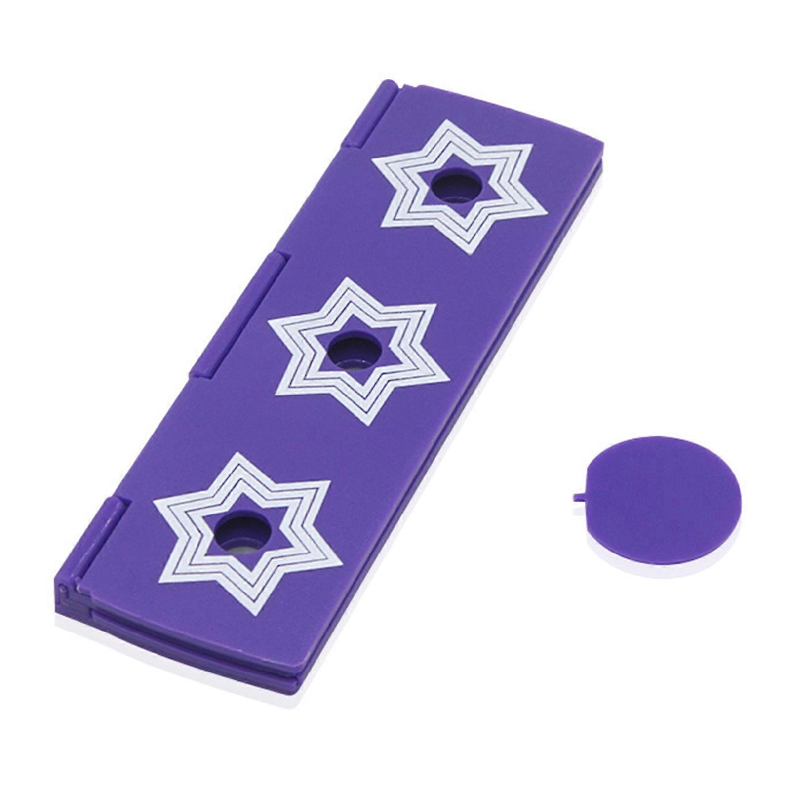 Münze Zaubertricks Spaß Zaubertricks Requisite Bleistift Münzpenetration Magische Tricks Spielzeug Erstaunliche Zaubertricks für erwachsenes Kind Lila
