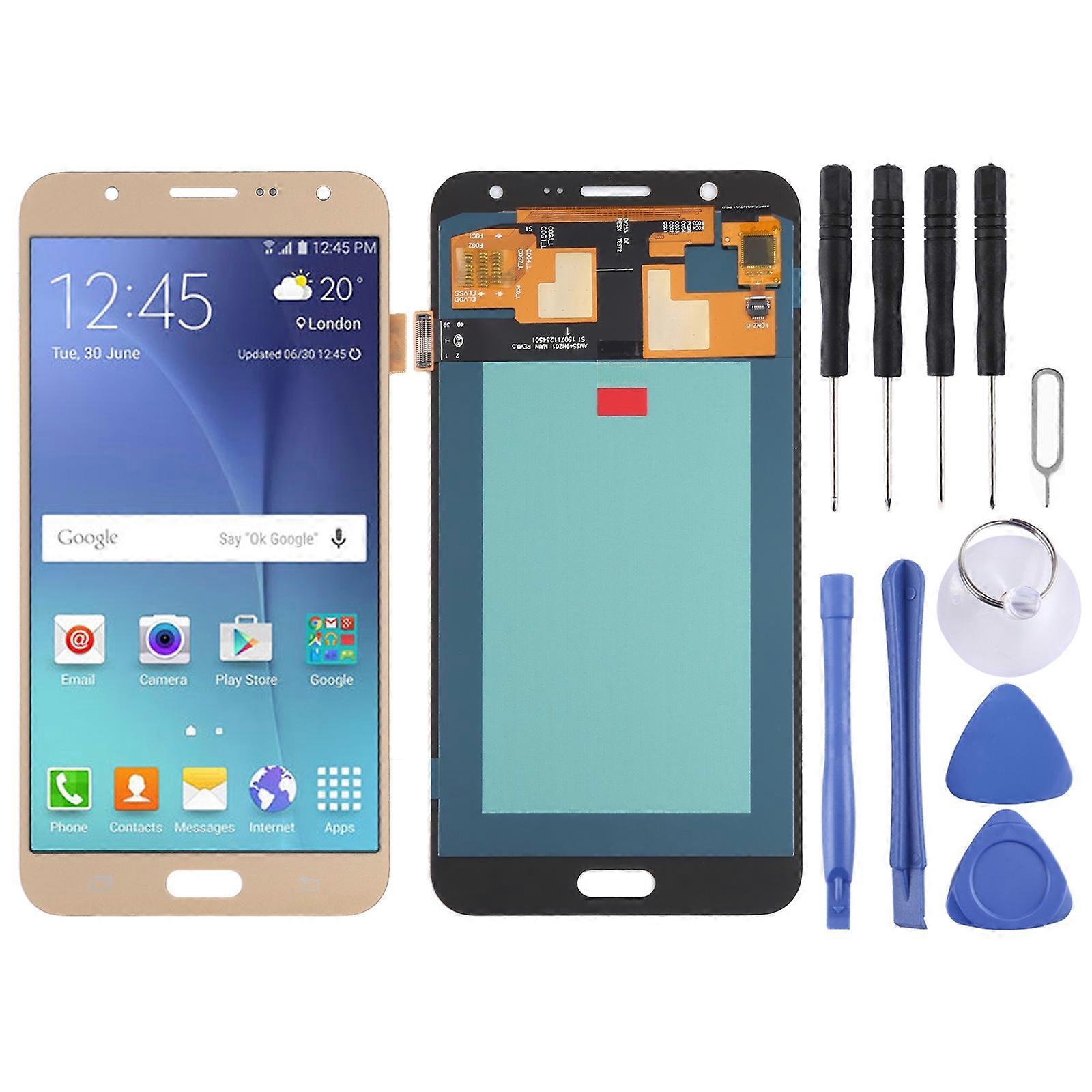 Ecran LCD OLED pour Samsung Galaxy J7 SM-J700 avec ensemble complet du numériseur
