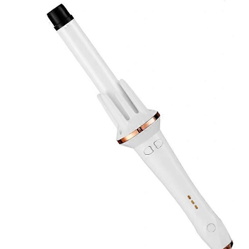 Automatic Curling Iron With Bi-Directional Rotating Ceramic Glaze Coating Hair Care EU Plug White