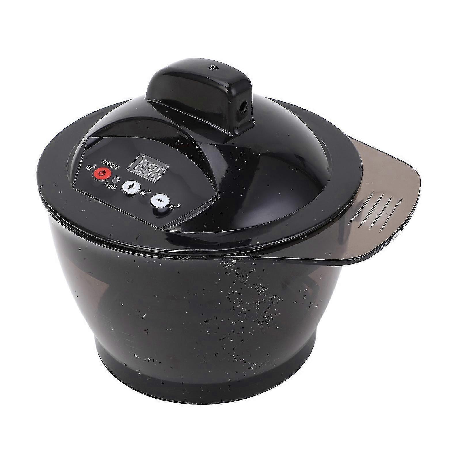 Electric Blender Mask Dyeing Paste Automatic Mixer Hair Dye Cream Mixing Bowl (us Plug)