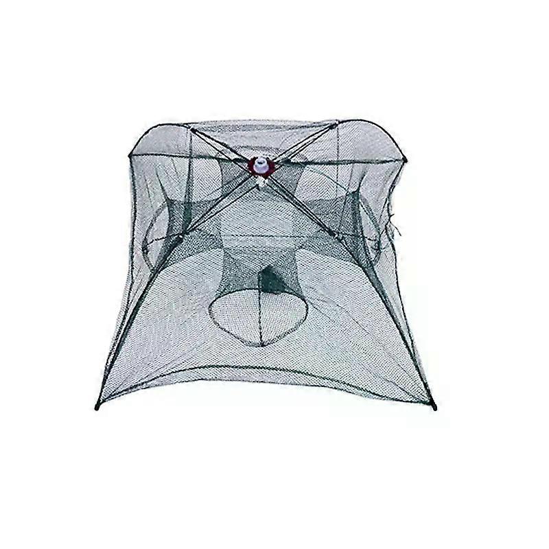 Ultralight Fishing Trap Nets Portable Nylon Mesh Crab Net Shrimp Cage Automatic Folding Fish Trap Fishing Net Fishing Accessorie