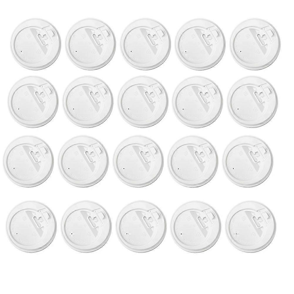200 couvercles de tasse à café, couvercles en plastique jetables de 3,54 pouces pour papier de 10 oz, 12 oz, 16 oz et 20 oz