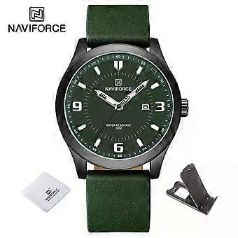 Naviforce nieuwe herenhorloge militaire hoge kwaliteit sport quartz kalender mannelijke klok waterdichte grote wijzerplaat polshorloge relogio masculino