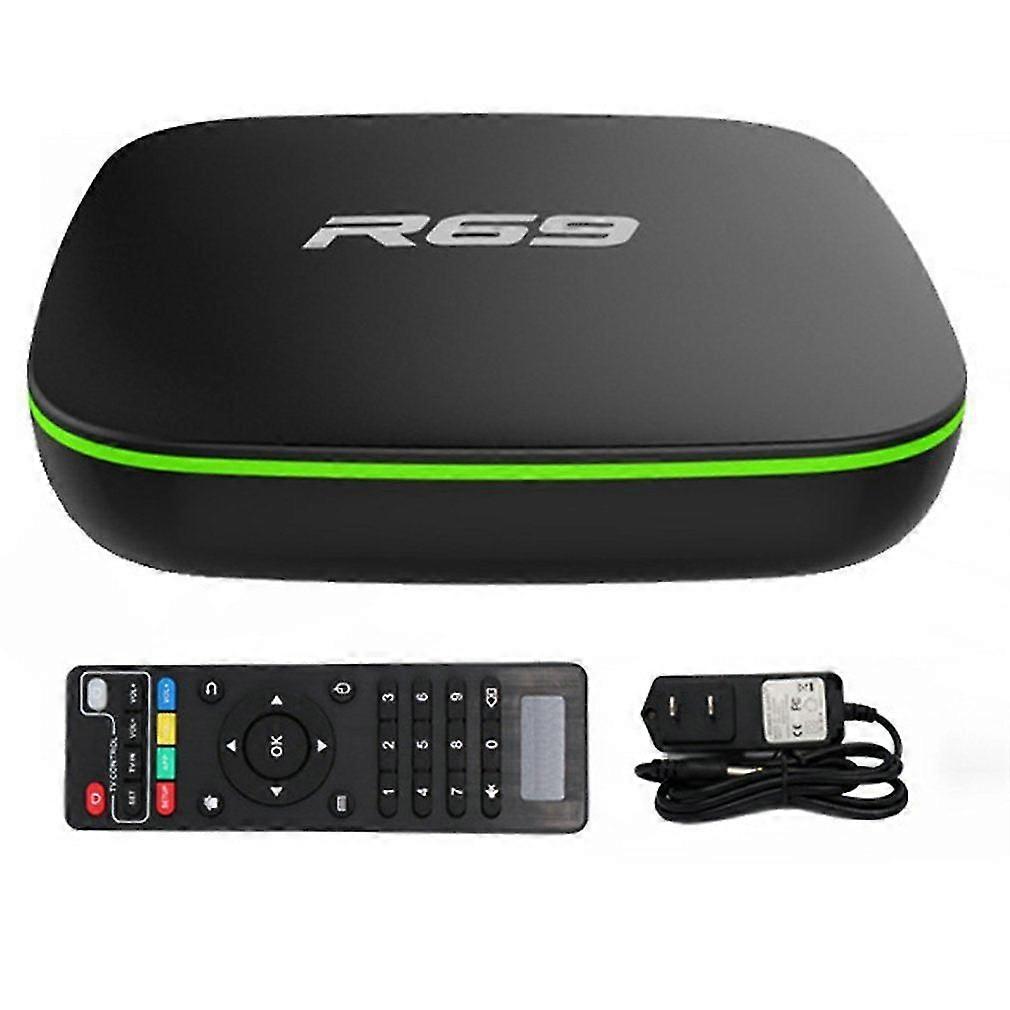 R69 Smart Set Top Tv Box 4k High Definition Quad-core 2.4g Wifi 1080p 2gb16gb Support 3d Movie Android Media Player