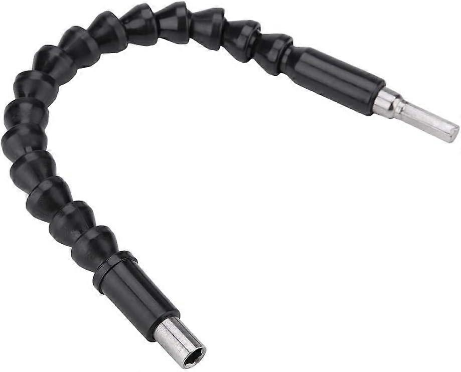 Universal Directional Flexible Screwdriver, Suitable for Computer Chassis Applications with Easy to Use Flexibility for Hands, Black 1/4" Drill Bit