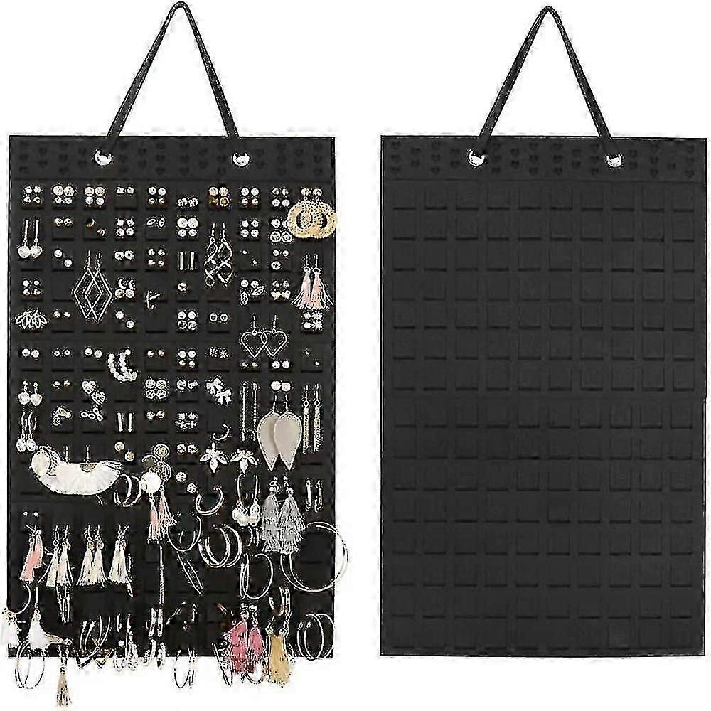 Hanging Earring Organizer, Earring Holder And 20 Hooks, Which Can Hold Up To 300 Pairs, Compact Design, Soft Materials,