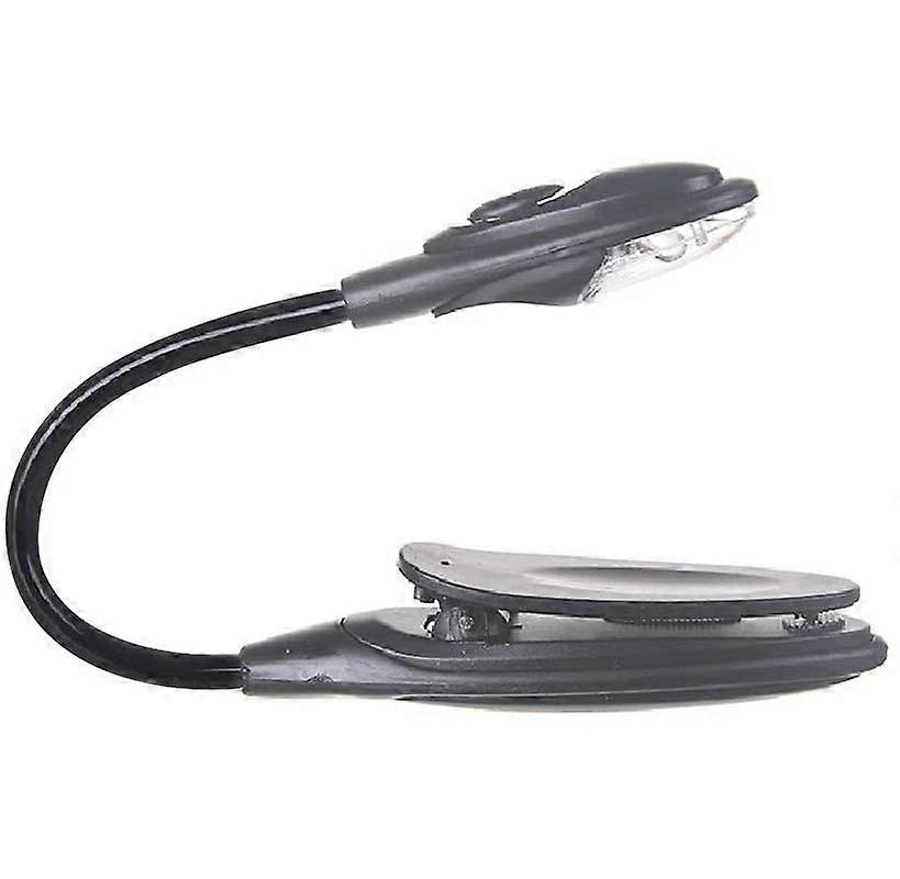 Bendable Reading Light, Memory Function Clip-On Lamp for Travel, Battery Powered Gooseneck Light with 3 Color Modes for Home Office School