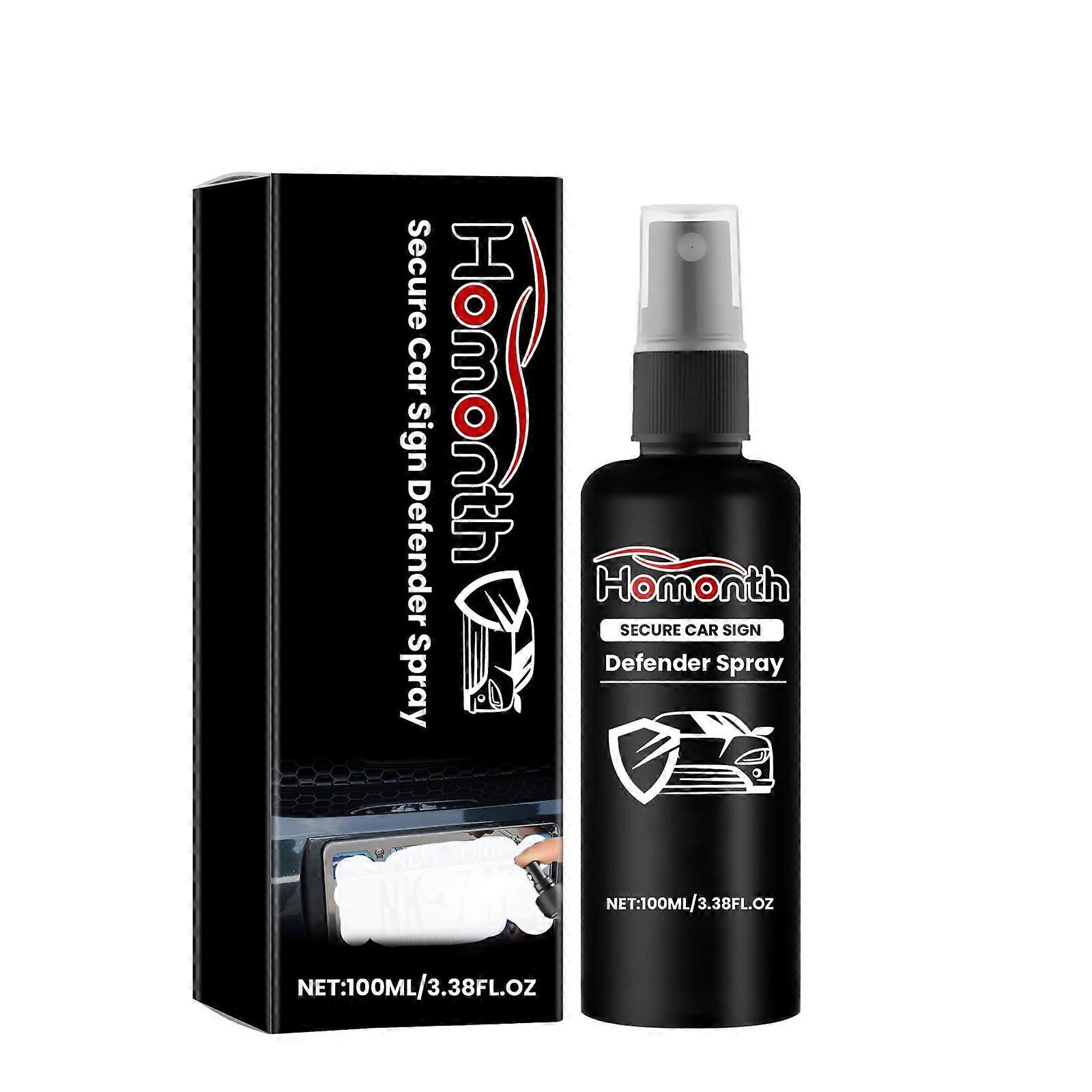 Secure Car Sign Defender Spray - Invisible License Plate Protection, Easy Application, Long-Lasting Privacy Shield