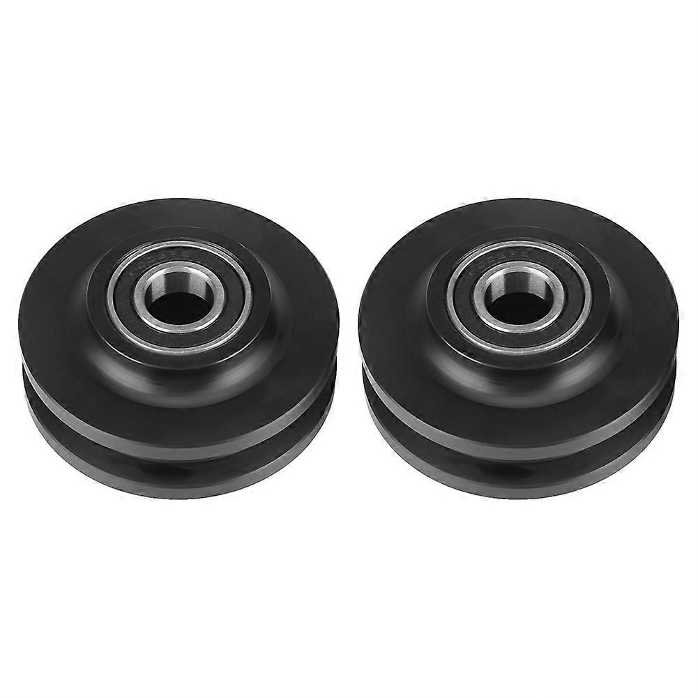 2Sliding barn door wheel wardrobe hardware roller cabinet window pulley home