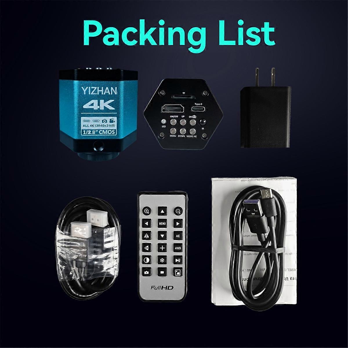 4K HD -Compatible Industrial Digital Camera Smart Using for CMOS Image Sensor 4K MicroscopeCamera(