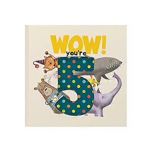 WOW Youre Five birthday book