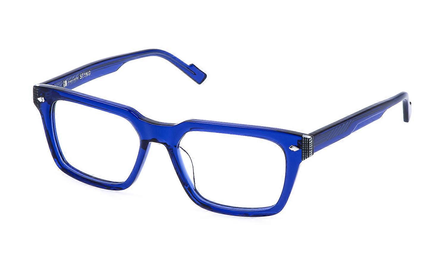 Eyewear Frames Sting VST547 0U11 BLU Transparent 54/18/145 MAN