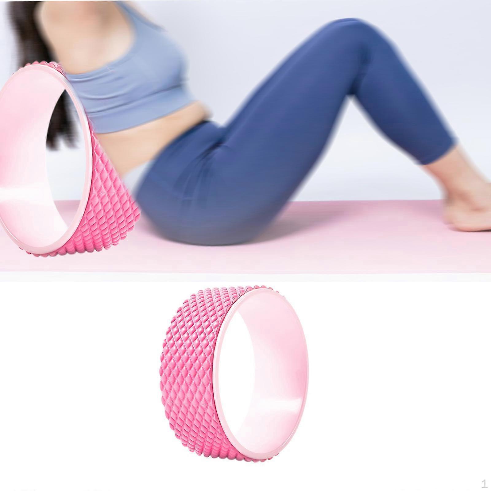 Yoga Back Roller Prop Pilates Auxiliary Wheel for Indoor Exercise