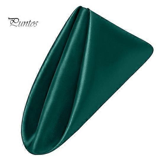 Dinner Napkin Satin Anti-wrinkle Surface Solid Color Washable Seamless Royal Shine Glamor Table Decor for Hotel Restaurant Dining Banquet Wedding