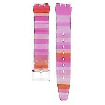 Correa Rainbow para Accesorios de Correa de Silicona de Repuesto 17/19mm 17MM Rosa