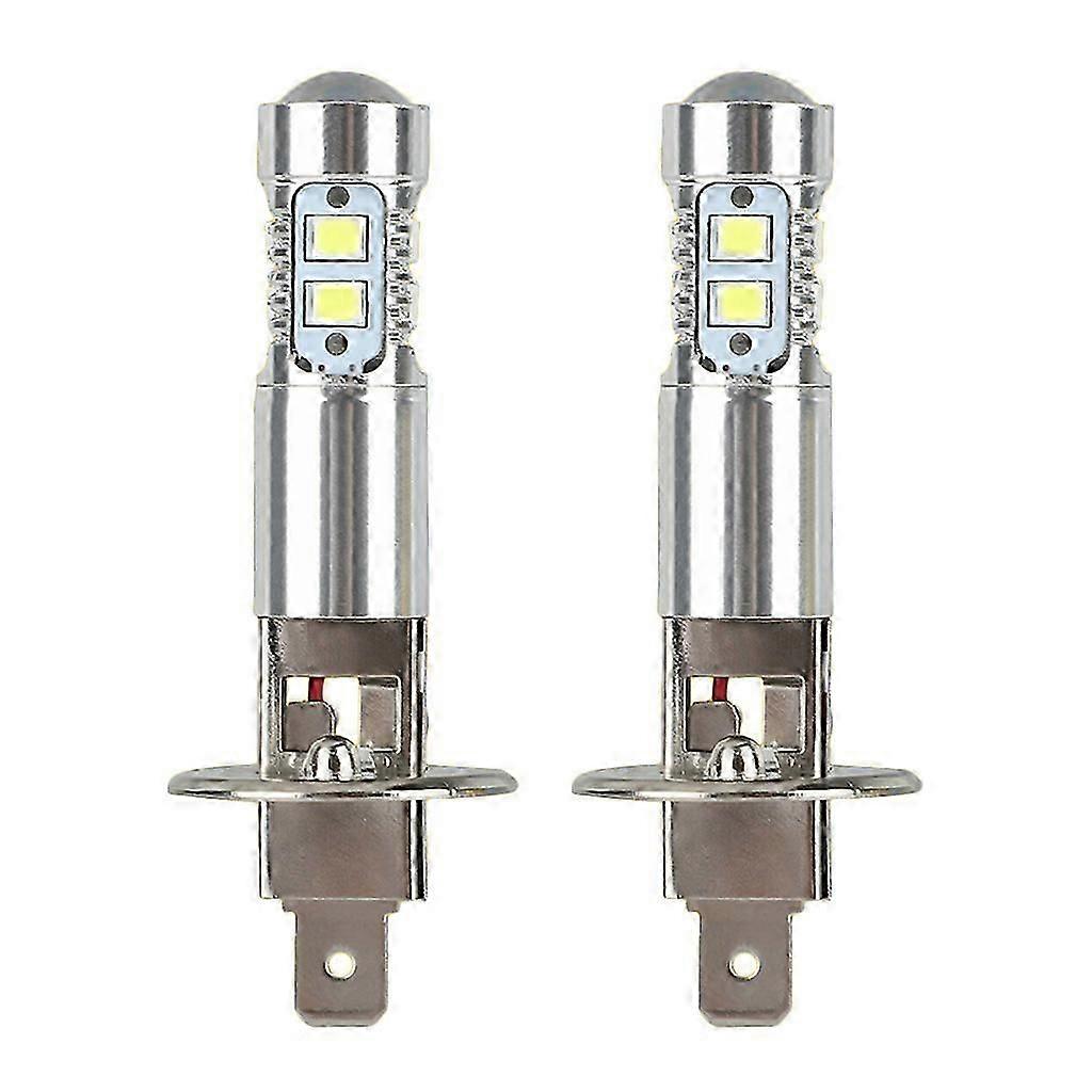 2x H1 LED Headlight Bulbs Conversion Kit High Low Beam Fog Light 100W 6000K