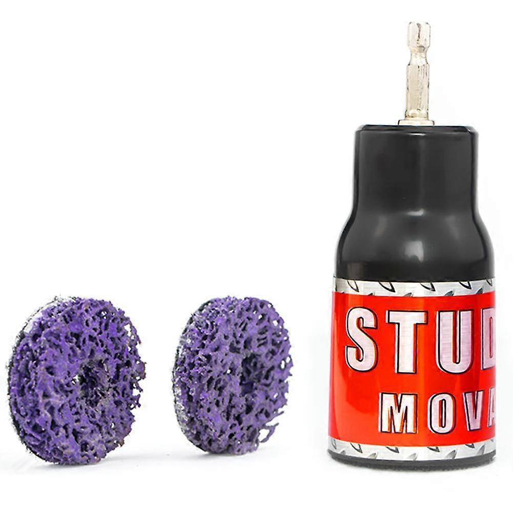 Stud Cleaner Rust Removal Tool Impact Drive Hub With Wheel Grinding NICE