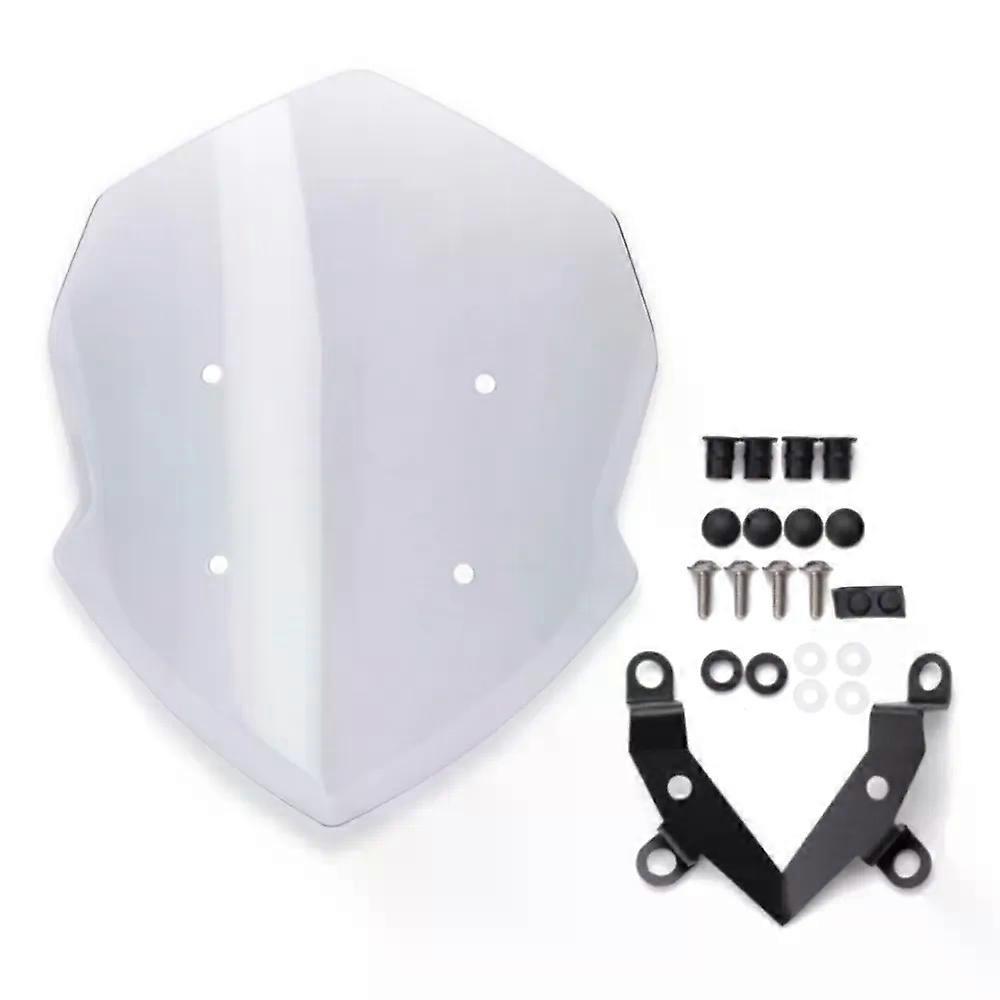 For Kawasaki Z125 2019 2020 2021 Z 125 Motorcycle Windscreen Windshield Shield Screen Visor Parabrisa with Bracket