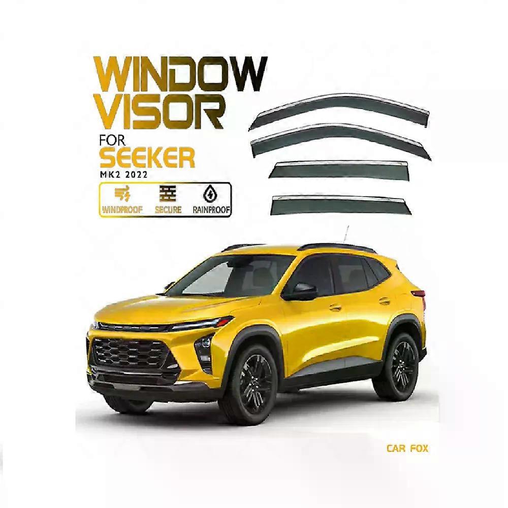 Applies to For Chevrolet SEEKER MK2 2022 Window Visor Vent Shades Ventvisor Wind Deflectors Visors