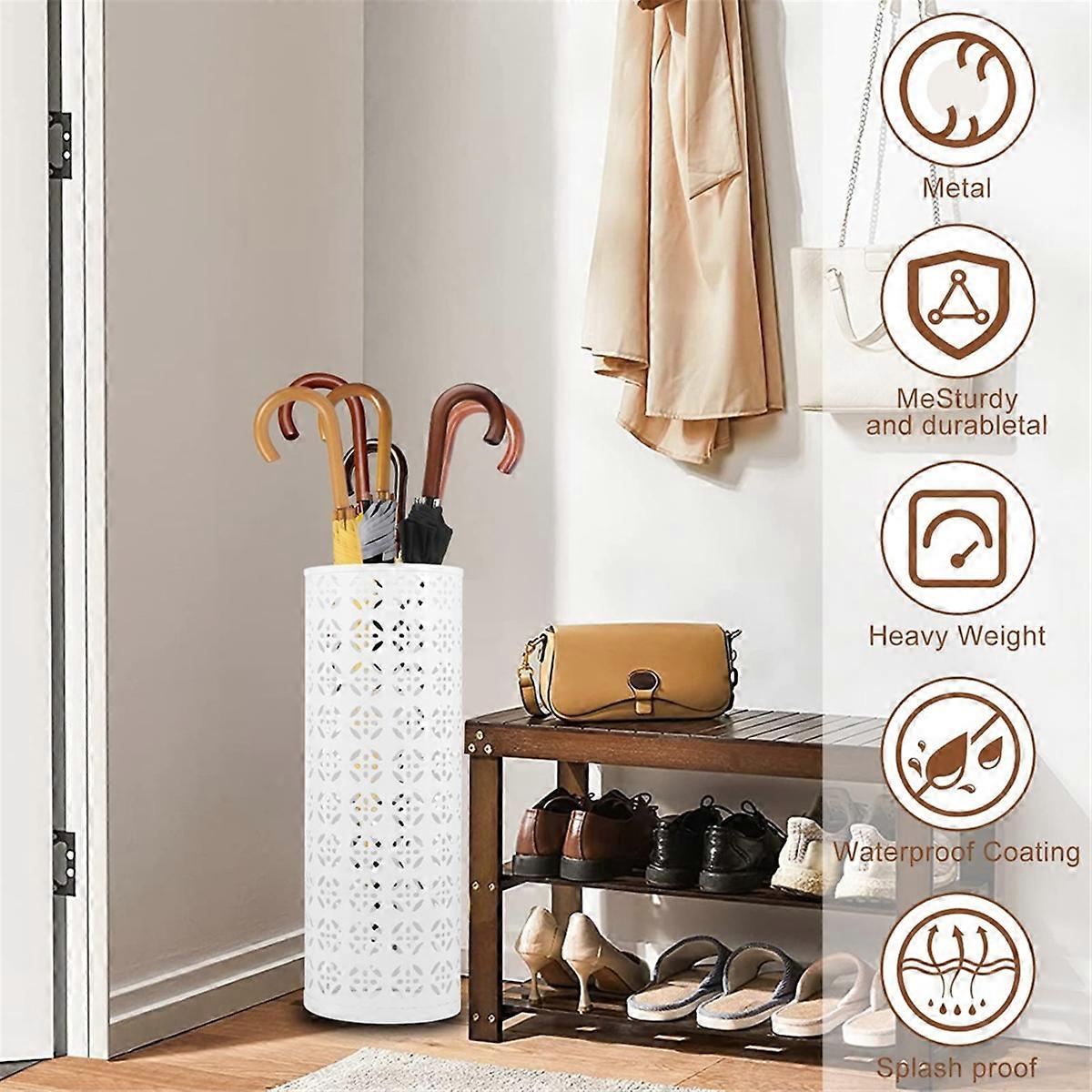 独立式雨伞架，玄关雨伞架，黑色